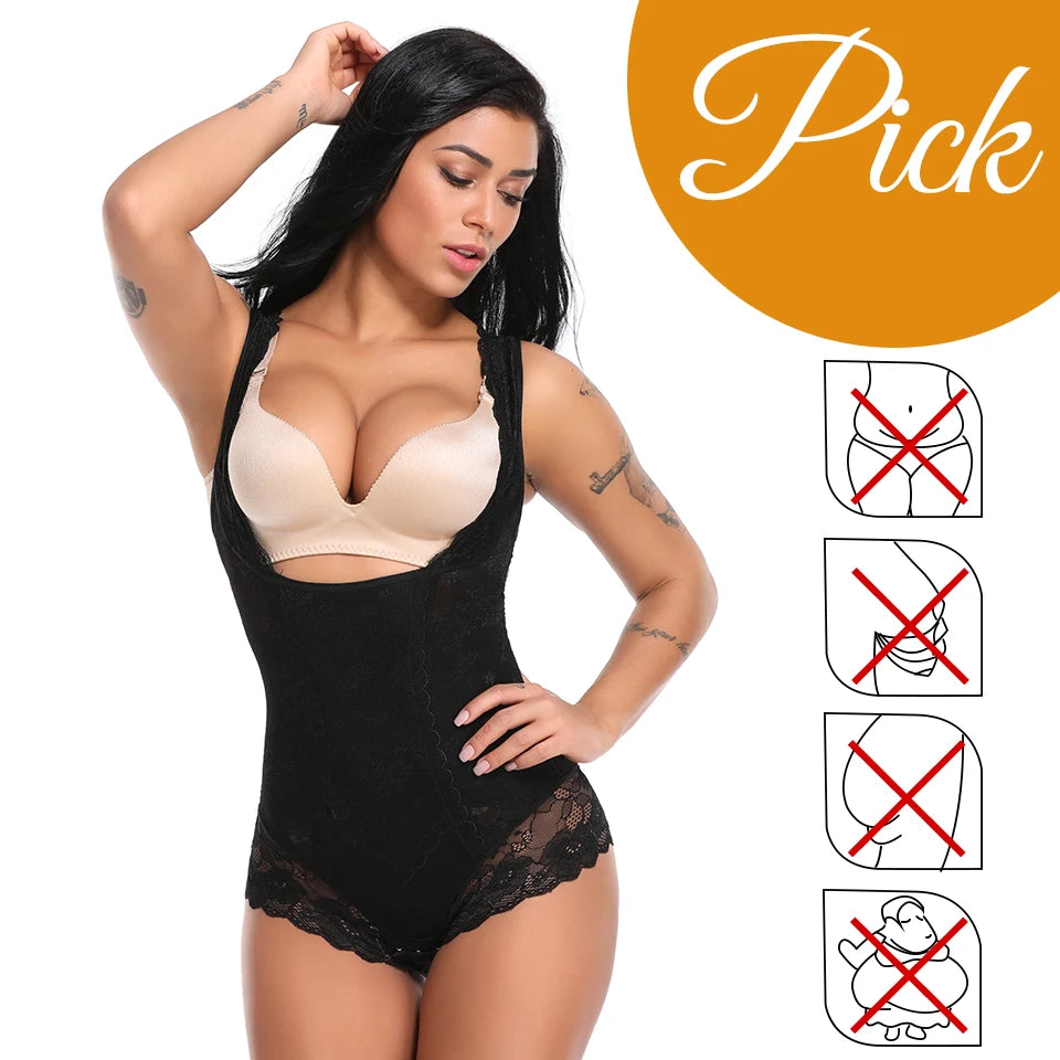 Women’s Seamless Full Body Shaper – Waist Trainer & Postpartum Slimming Bodysuit