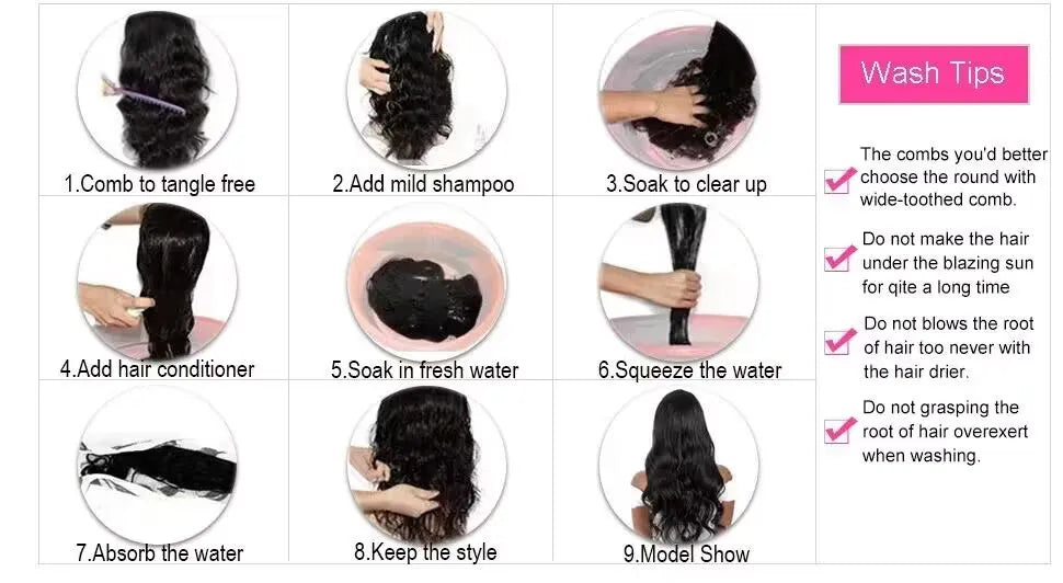 Ombre Ash Blonde Body Wave Wig