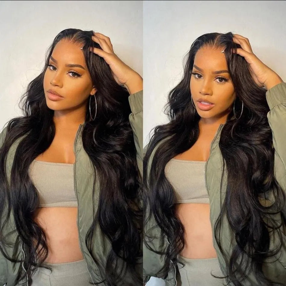 Extra Long Brazilian Body Wave Wig – HD Lace, 250% Density