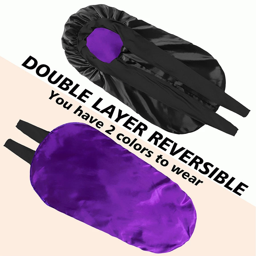 High Quality Silky Long Satin Bonnet