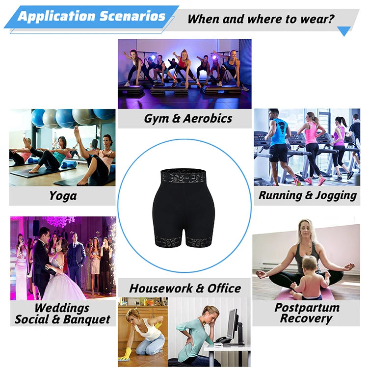Shaping Panties Slimming Corset Butt Lifter Abdomen Control Girdles High Waist Reducing Shorts For Women Lace Underwear