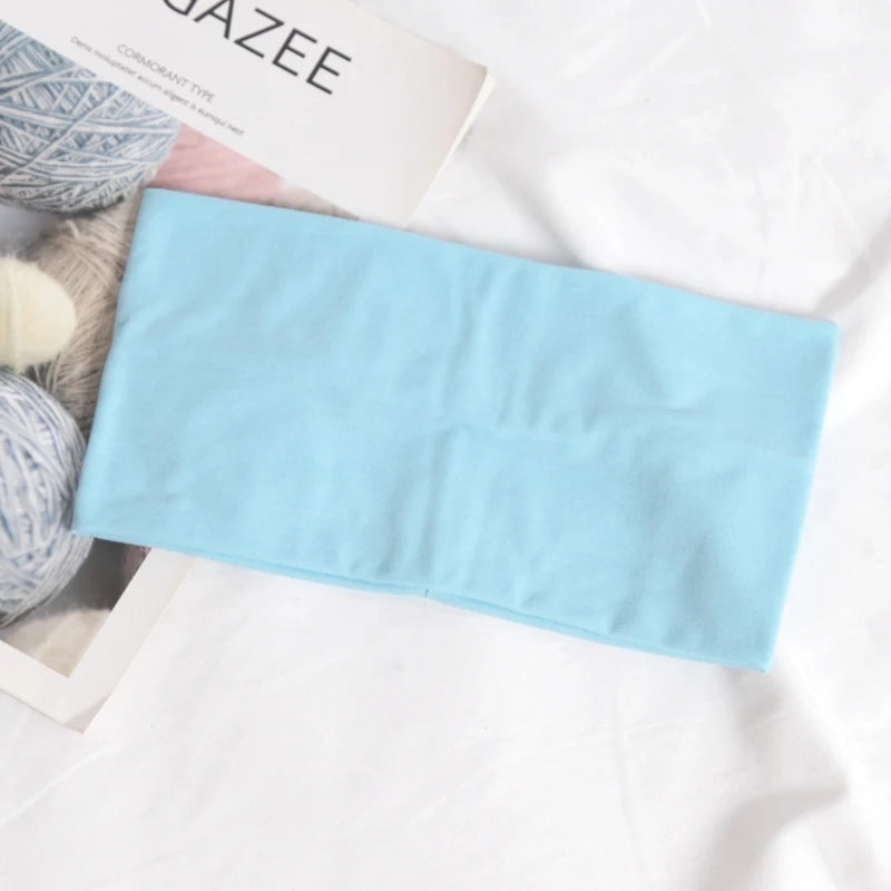 1PC Korean Elastic Headband Running Wide Hair Bands for Women and Men Sport Yoga Hairband Soft Girls Wash Face Makeup Headwrap