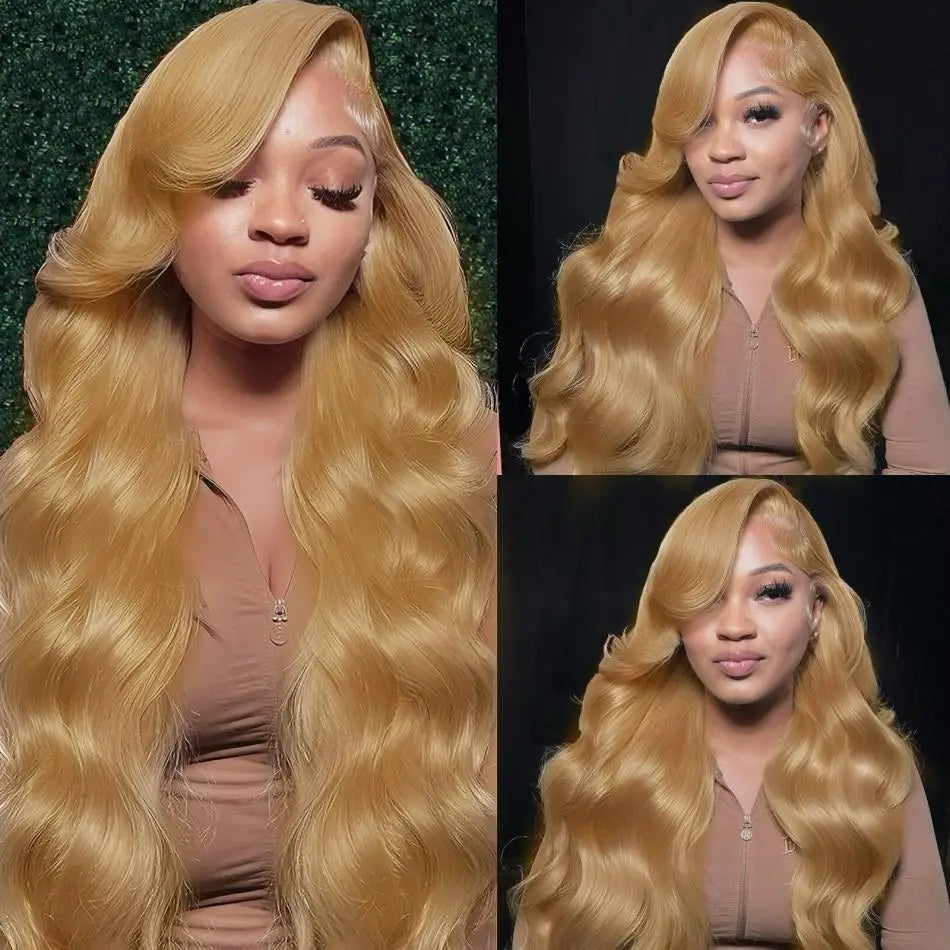 Honey Blonde Body Wave Wig