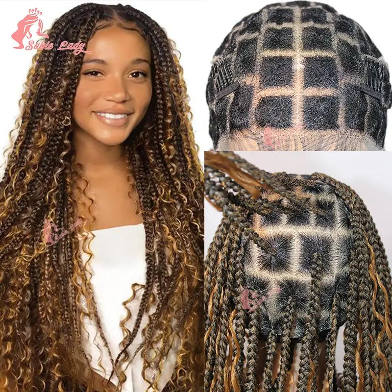 Boho Braided Wig – Full Lace