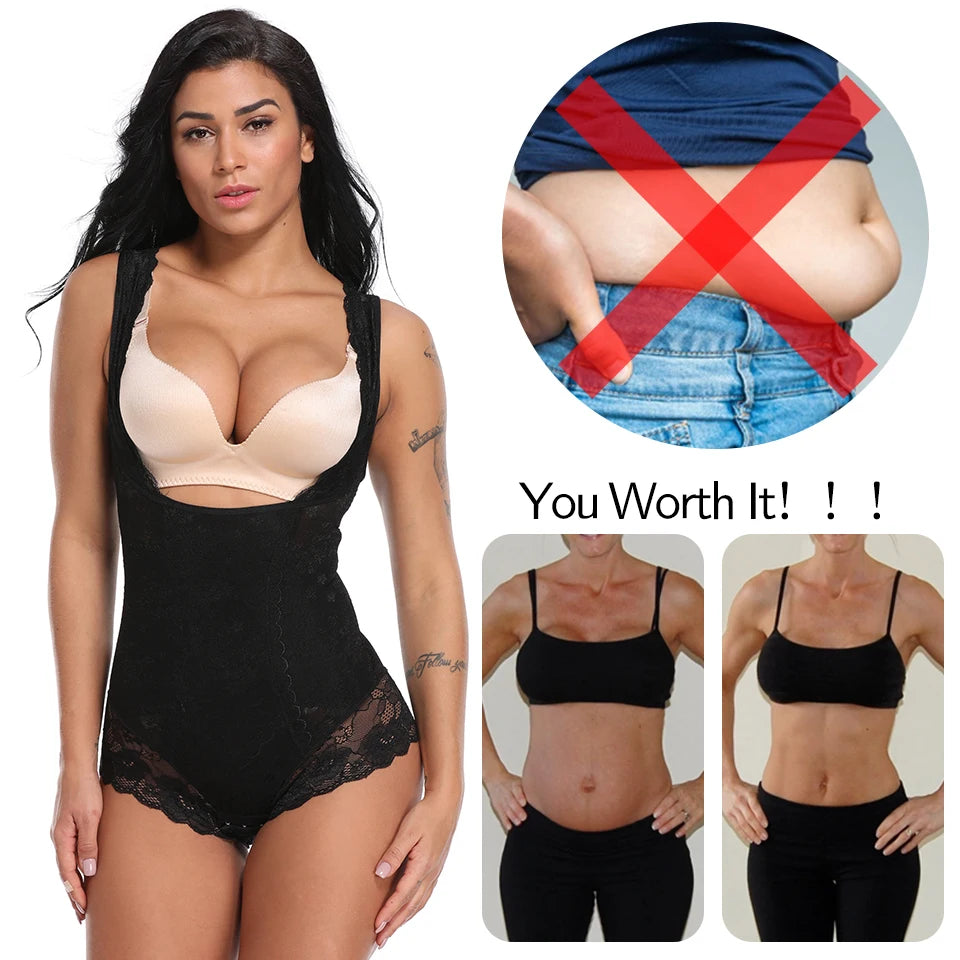 Women’s Seamless Full Body Shaper – Waist Trainer & Postpartum Slimming Bodysuit