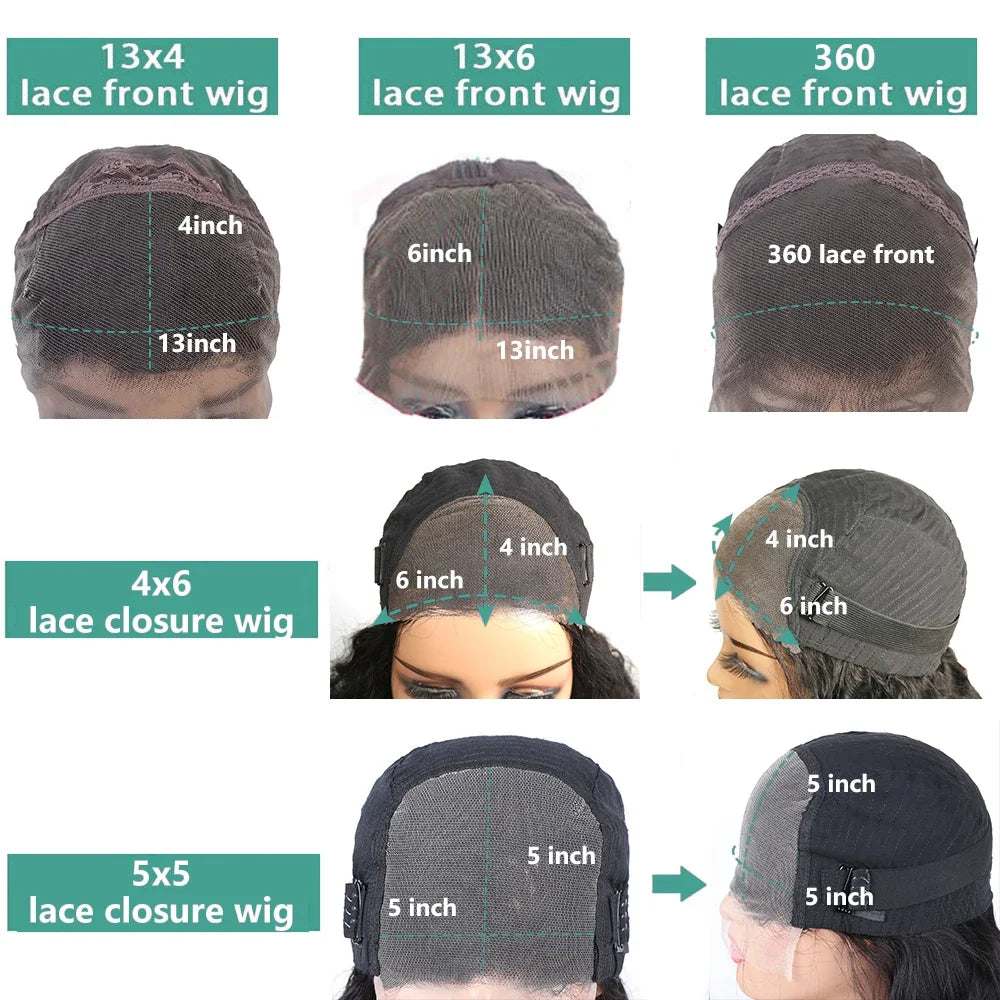 360 HD Full Lace Wig – 36", 13x6, Bone Straight, Pre-Plucked, Human Hair