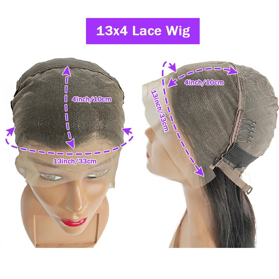 Short Body Wave Bob Wig – 100% Brazilian Human Hair, Lace Front