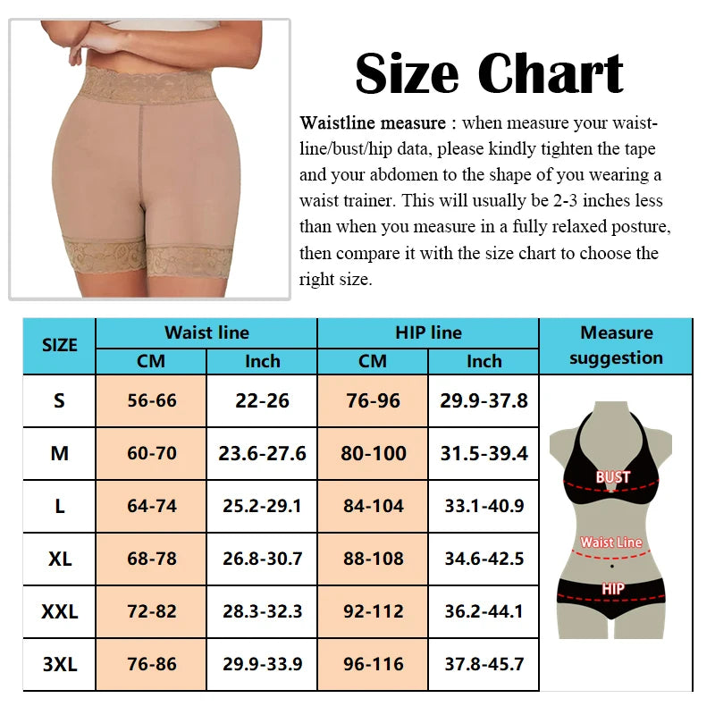 Shaping Panties Slimming Corset Butt Lifter Abdomen Control Girdles High Waist Reducing Shorts For Women Lace Underwear