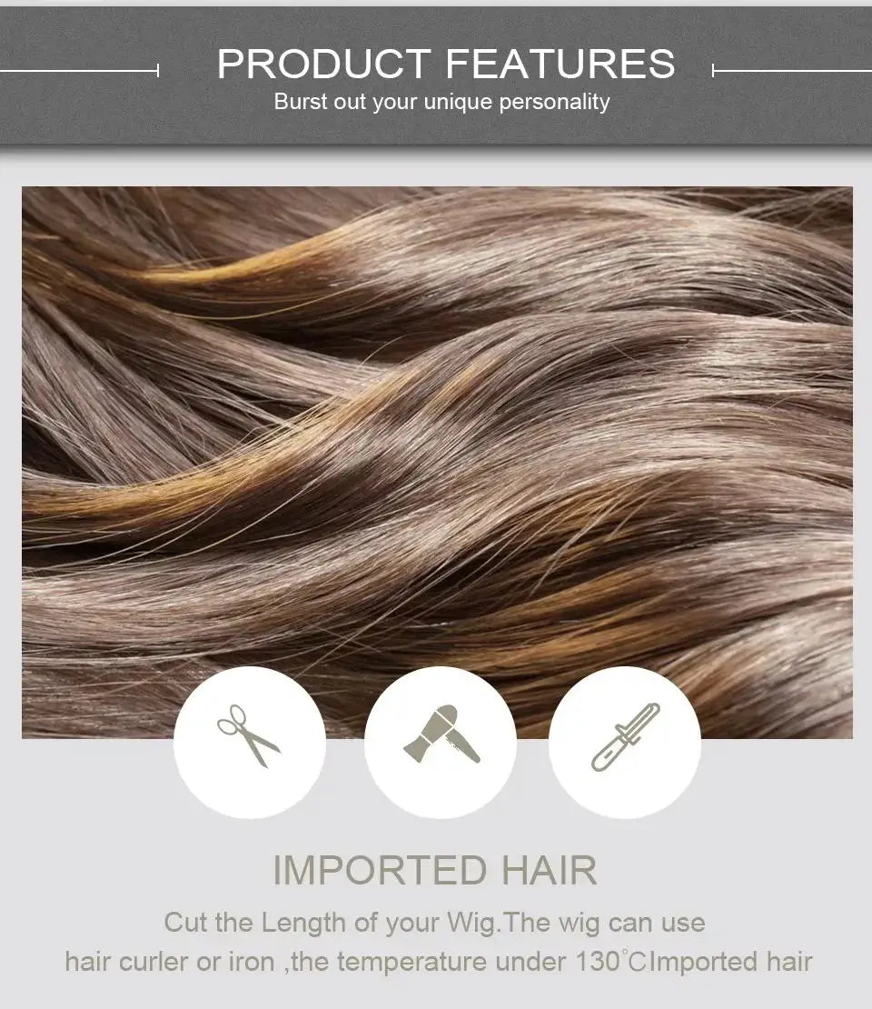 Milk Blonde Synthetic Lace Wigs for Women