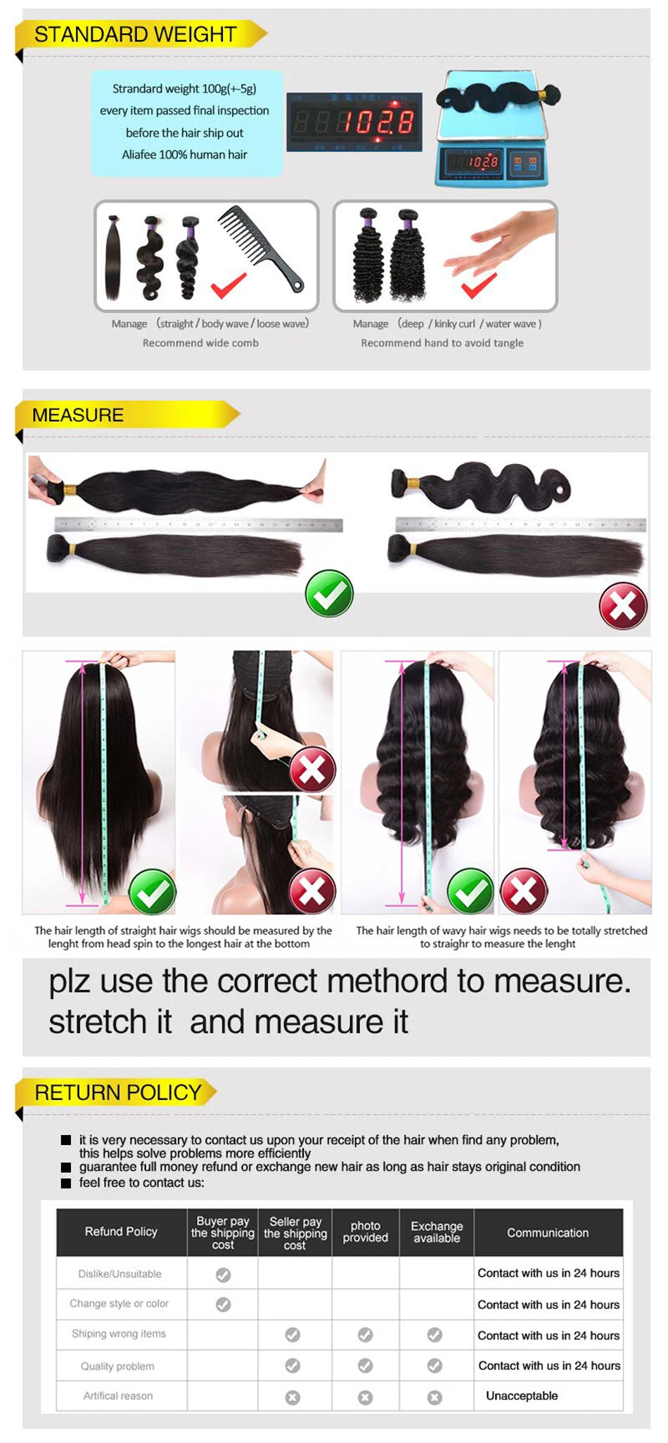 Straight Ombre Dirty Blonde Human Hair Wig