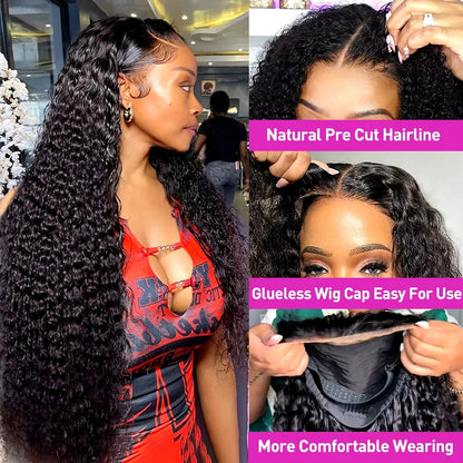 Deep Wave Glueless Wig