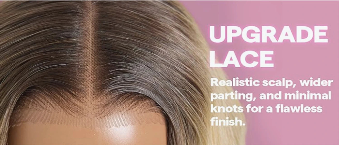 Milk Blonde Synthetic Lace Wigs for Women