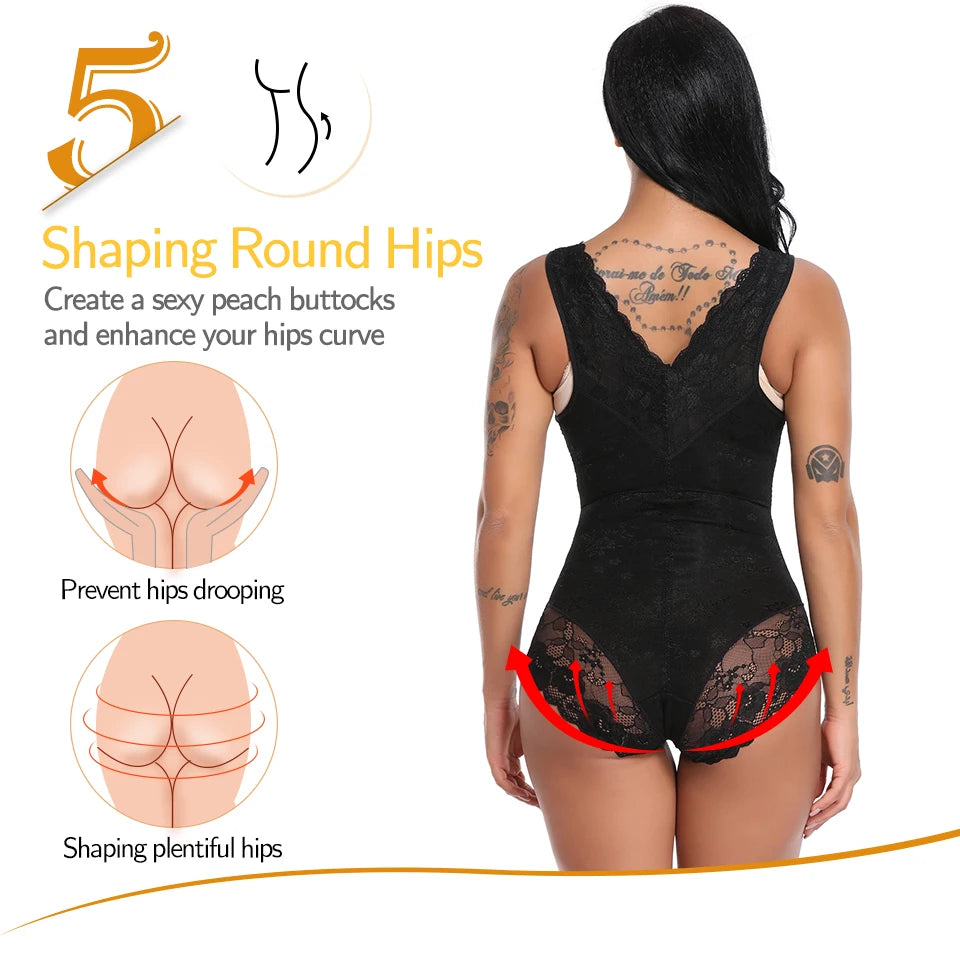 Women’s Seamless Full Body Shaper – Waist Trainer & Postpartum Slimming Bodysuit