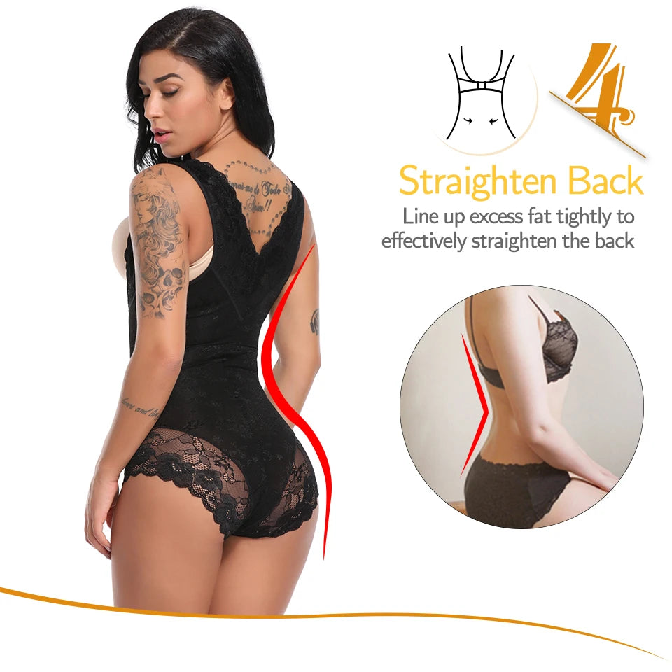 Women’s Seamless Full Body Shaper – Waist Trainer & Postpartum Slimming Bodysuit