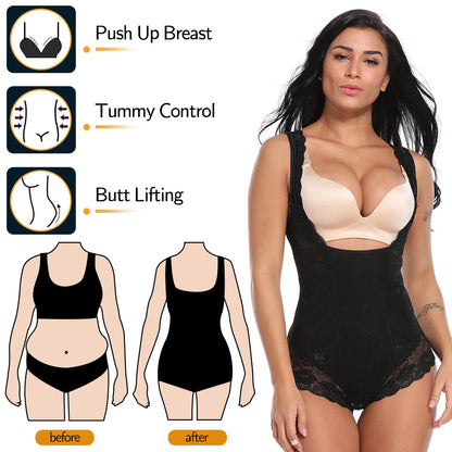 Women’s Seamless Full Body Shaper – Waist Trainer & Postpartum Slimming Bodysuit
