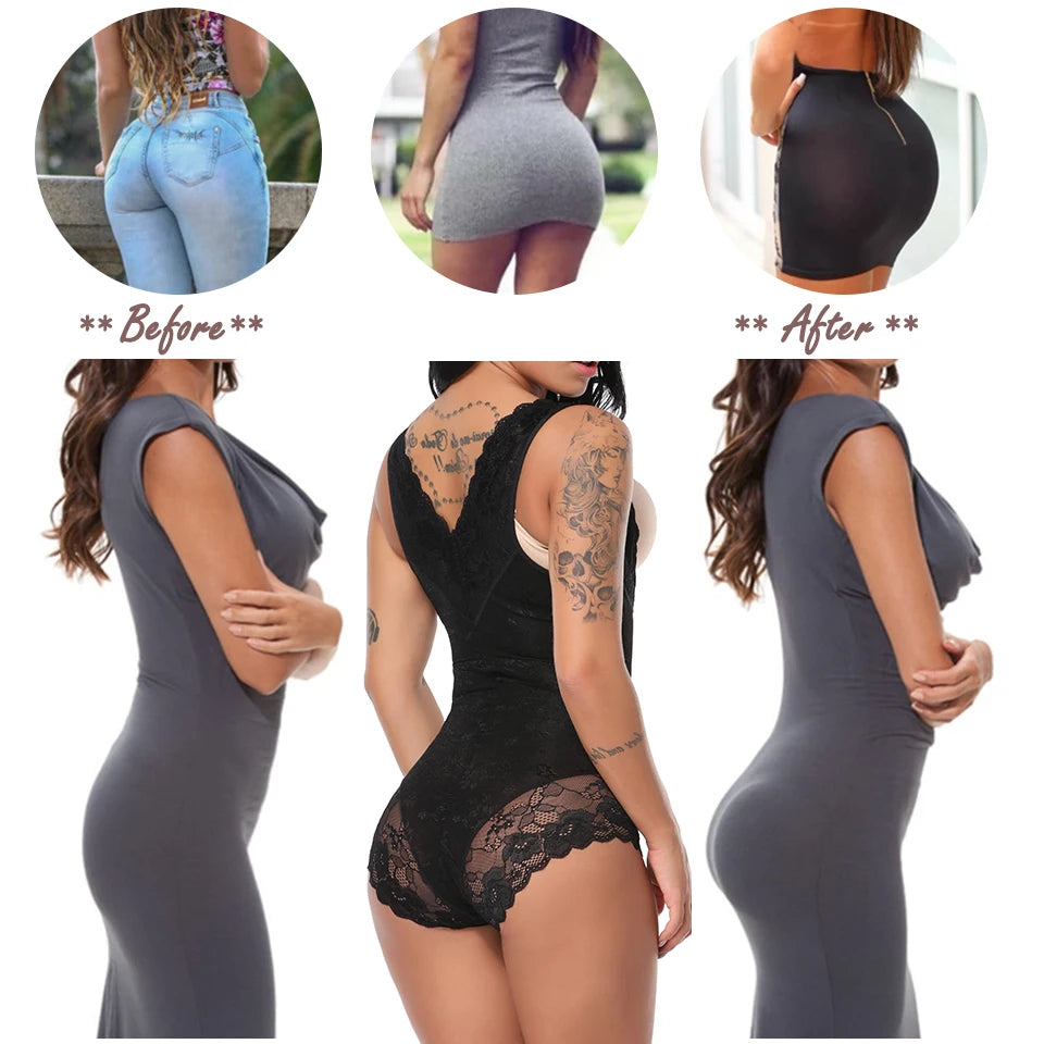 Women’s Seamless Full Body Shaper – Waist Trainer & Postpartum Slimming Bodysuit
