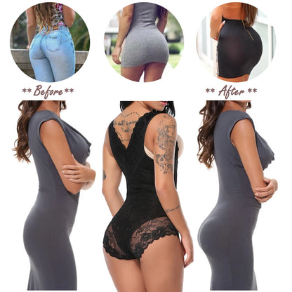 Women’s Seamless Full Body Shaper – Waist Trainer & Postpartum Slimming Bodysuit