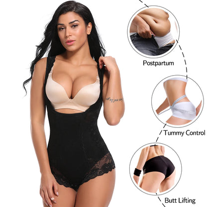 Women’s Seamless Full Body Shaper – Waist Trainer & Postpartum Slimming Bodysuit