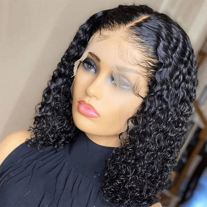 Curly Lace Front Wig – Glueless, Ready to Wear Human Hair