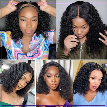 Curly Lace Front Wig – Glueless, Ready to Wear Human Hair