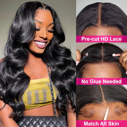 Body Wave Human Hair Wigs Glueless Wig 5X5 Hd Lace Closure Wig 360 Full Lace Wig 13X4 Hd Lace Frontal Wig 30 Inch Brazilian Hair
