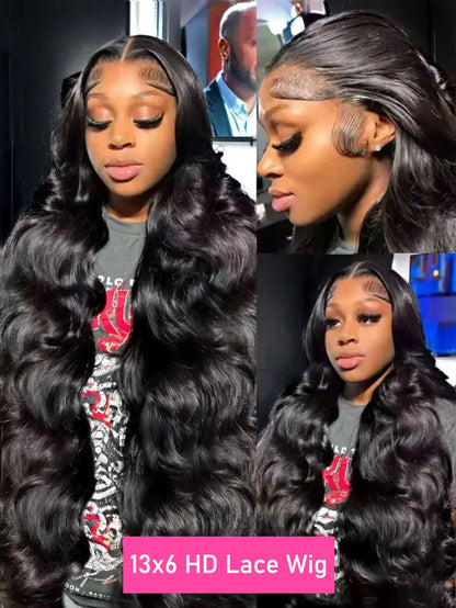 Brazilian Body Wave HD Lace Front Wig 13x6 – Pre-Plucked Human Hair
