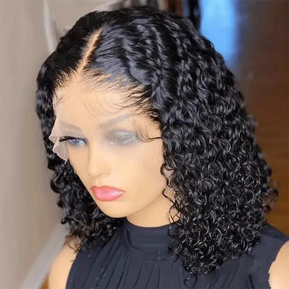 Curly Lace Front Wig – Glueless, Ready to Wear Human Hair