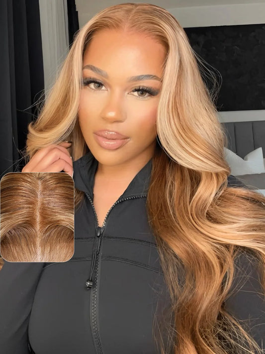 Brazilian Highlight Wig – Body Wave, 200% Density, Human Hair
