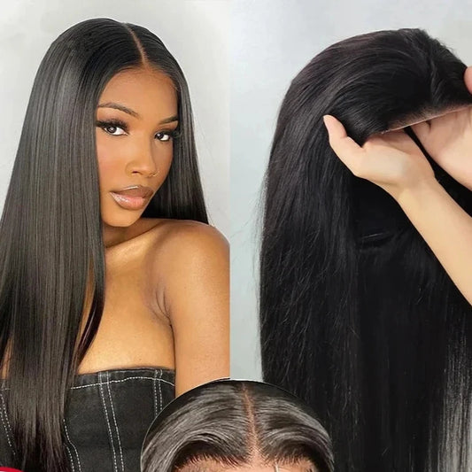 360 HD Full Lace Wig – 36", 13x6, Bone Straight, Pre-Plucked, Human Hair