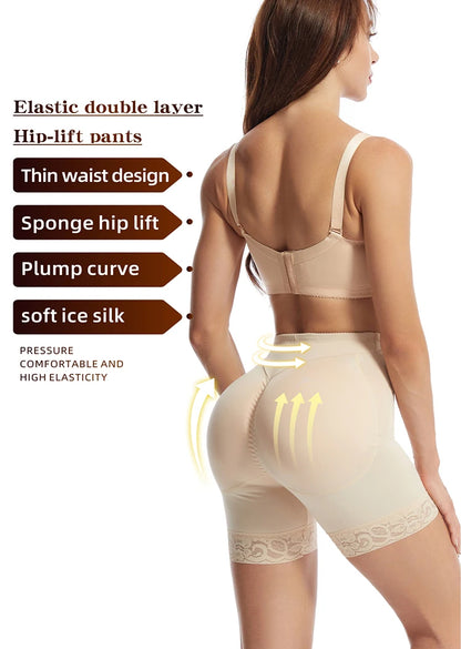 Butt Lifter Shaper Panties Hip Pads Shapewear Push Up Booty Enhancer