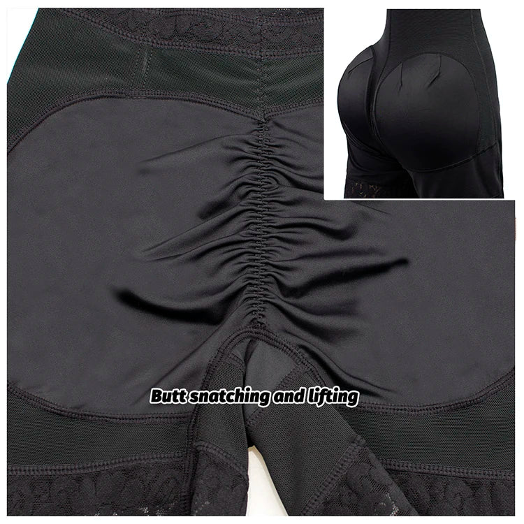 Colombian Faja Full Body Shaper – Tummy Control Corset Bodysuit