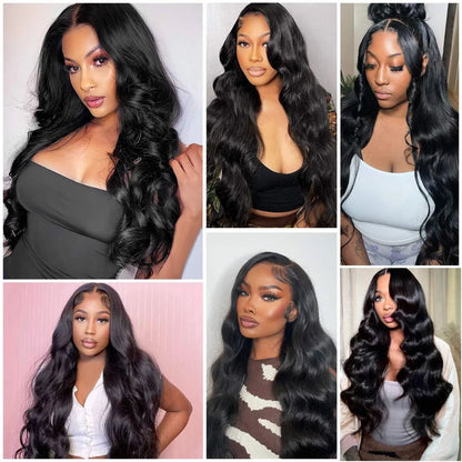 Body Wave Human Hair Wigs Glueless Wig 5X5 Hd Lace Closure Wig 360 Full Lace Wig 13X4 Hd Lace Frontal Wig 30 Inch Brazilian Hair