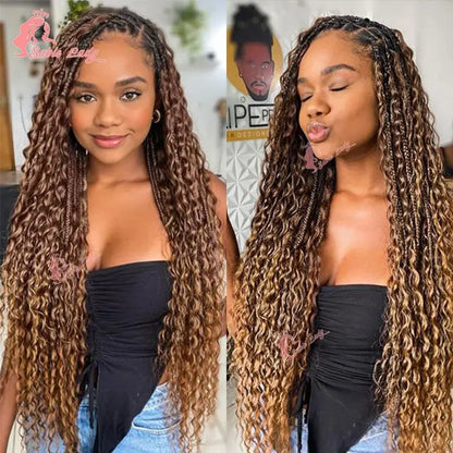 Boho Braided Wig – Full Lace