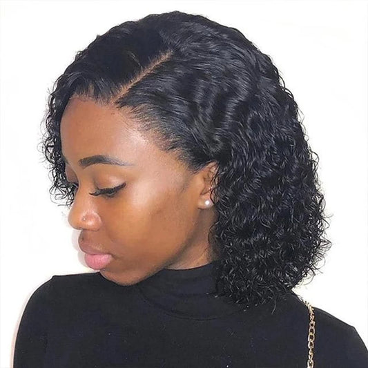 Curly Lace Front Wig – Glueless, Ready to Wear Human Hair