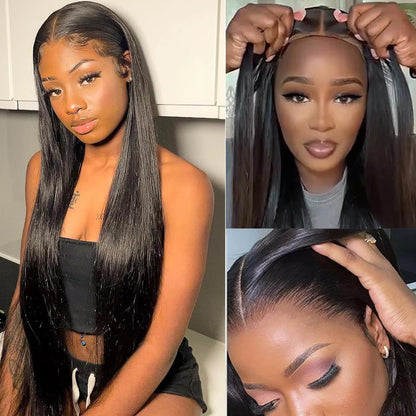 360 HD Full Lace Wig – 36", 13x6, Bone Straight, Pre-Plucked, Human Hair