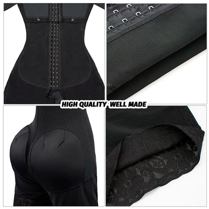 Colombian Faja Full Body Shaper – Tummy Control Corset Bodysuit