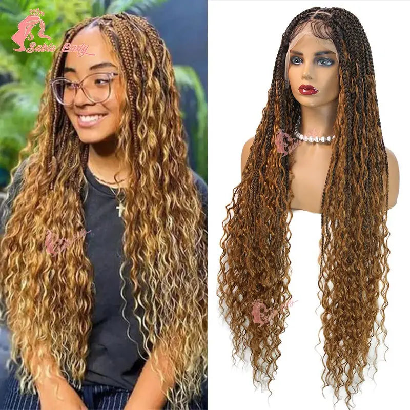 Boho Braided Wig – Full Lace