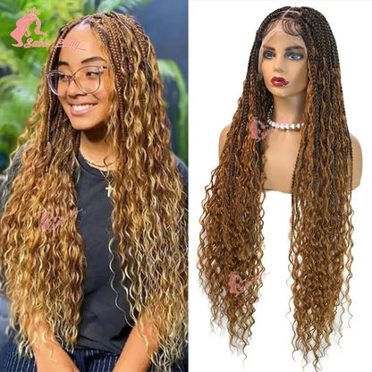 Boho Braided Wig – Full Lace