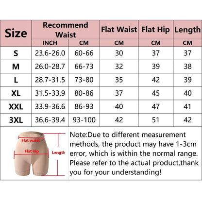 Butt Lifter Shaper Panties Hip Pads Shapewear Push Up Booty Enhancer