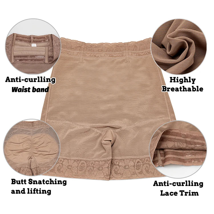 Shaping Panties Slimming Corset Butt Lifter Abdomen Control Girdles High Waist Reducing Shorts For Women Lace Underwear