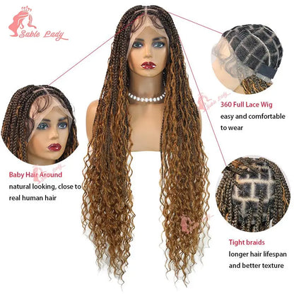 Boho Braided Wig – Full Lace