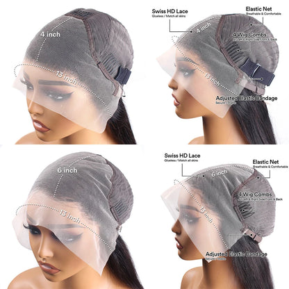 Body Wave 5x5 Glueless Wigs Human Hair Hd Lace Wig 13x6 Human Hair 30 40 Inch 13x4 Lace Front Human Hair Wig Ready To Wear Wig