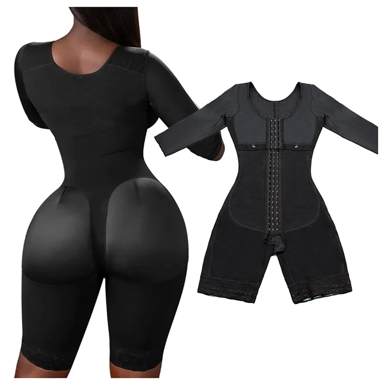 Colombian Faja Full Body Shaper – Tummy Control Corset Bodysuit