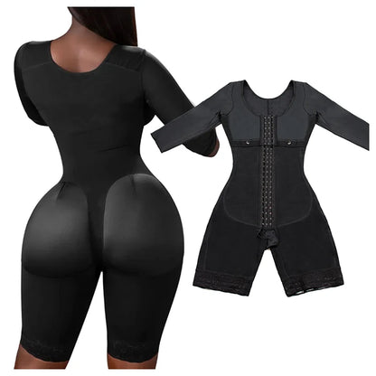Colombian Faja Full Body Shaper – Tummy Control Corset Bodysuit