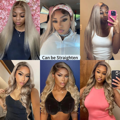 Ombre Ash Blonde Body Wave Wig