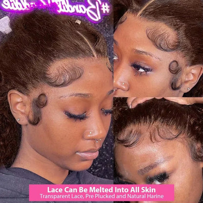 Chocolate Brown Curly Wig
