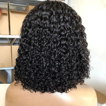 Curly Lace Front Wig – Glueless, Ready to Wear Human Hair