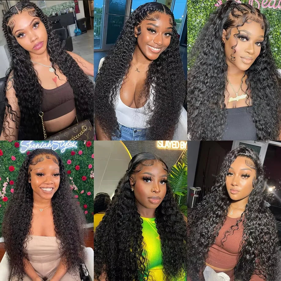 Curly Water Wave Wig