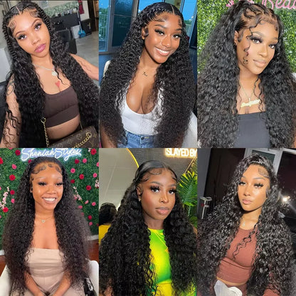 Curly Water Wave Wig