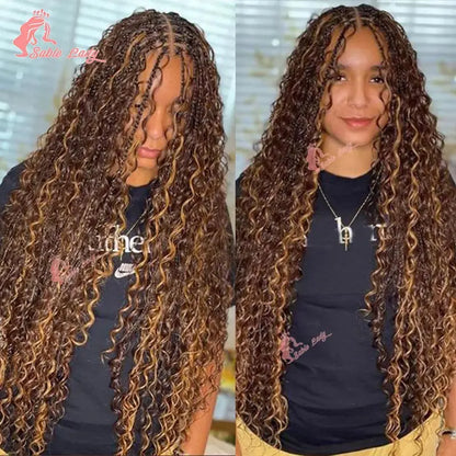 Boho Braided Wig – Full Lace